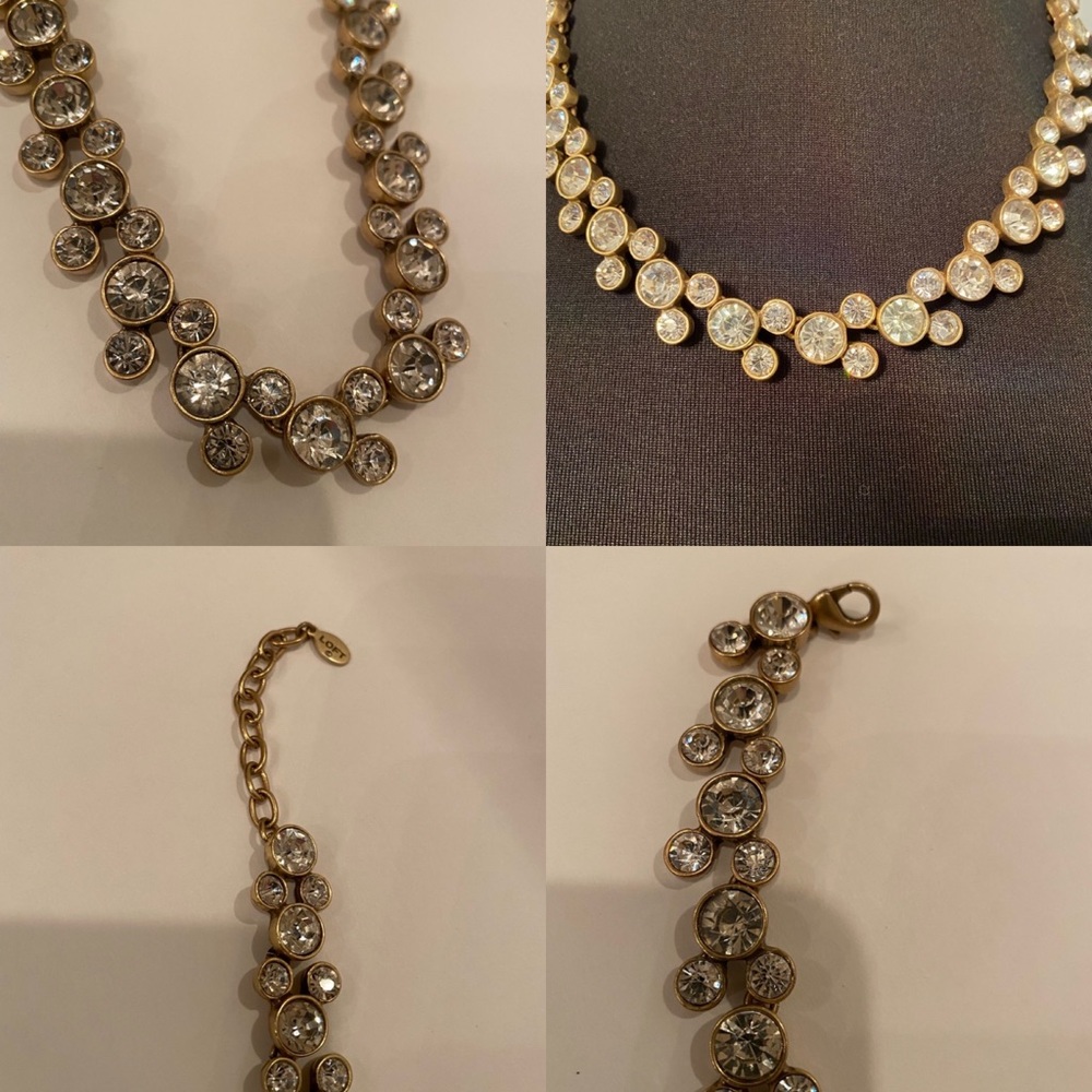 ✅Beautiful Crystal & Gold Necklace - Picture 5 of 16